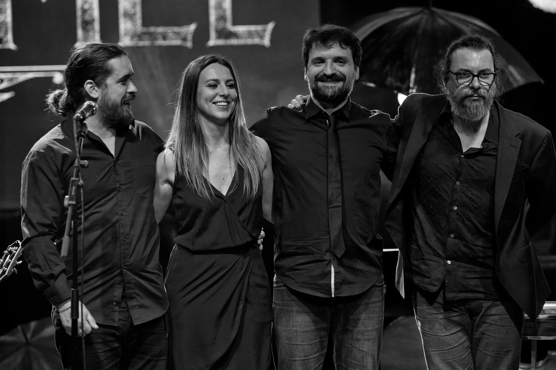 With the band in Luz de Gas, Barcelona